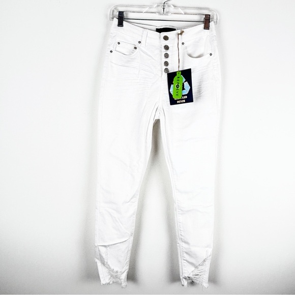 Indigo Rein White High Rise Women Jeans - Picture 1 of 3